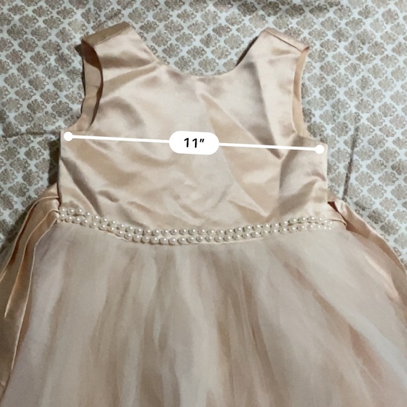 Flower Girl Dress Champagne Color - Picture 8 of 9